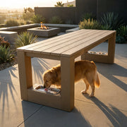 Arterki Outdoor SKU-06 6-Person Dining Table (Pet-Station Edition)