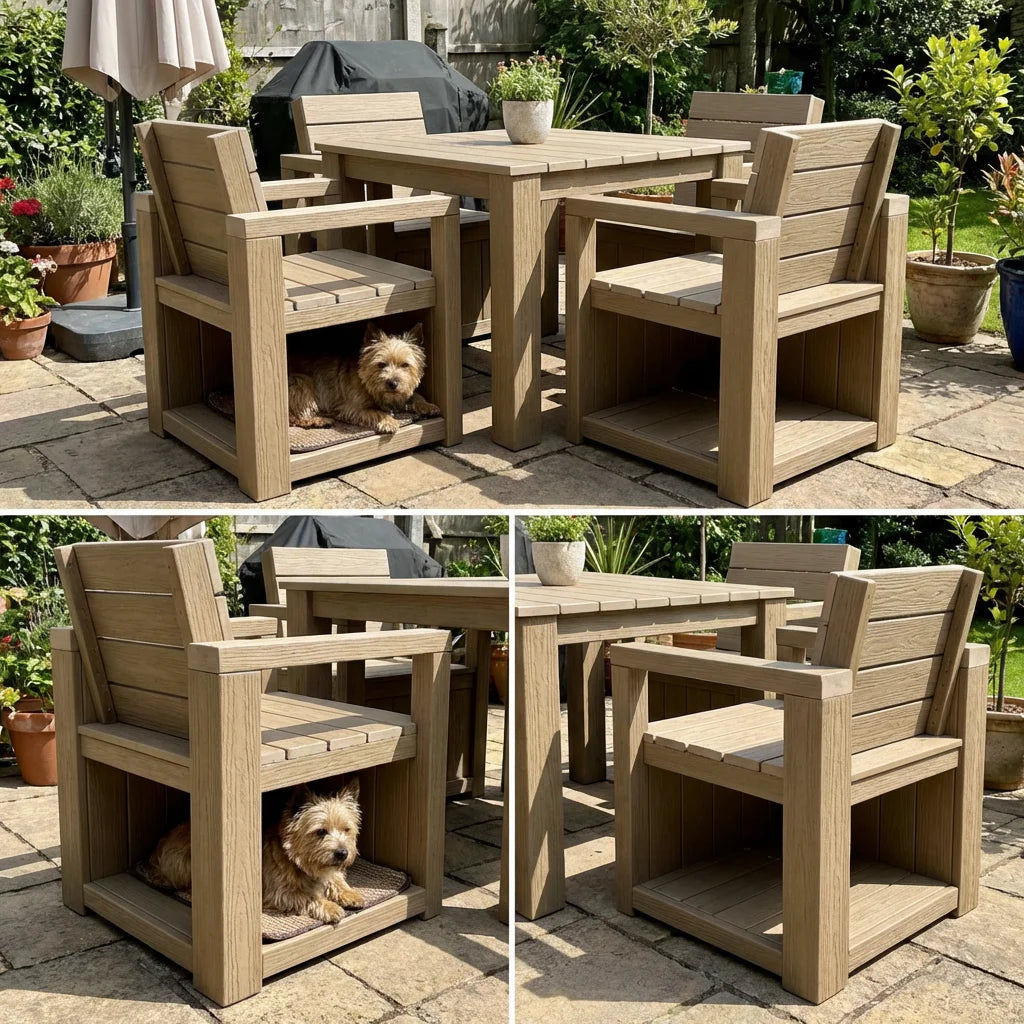 Arterki Outdoor SKU-17 All-Weather Pet Stairs (3-Step)