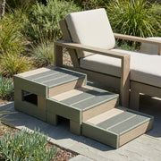 Arterki Outdoor SKU-03 Double Adirondack Loveseat with Pet Island